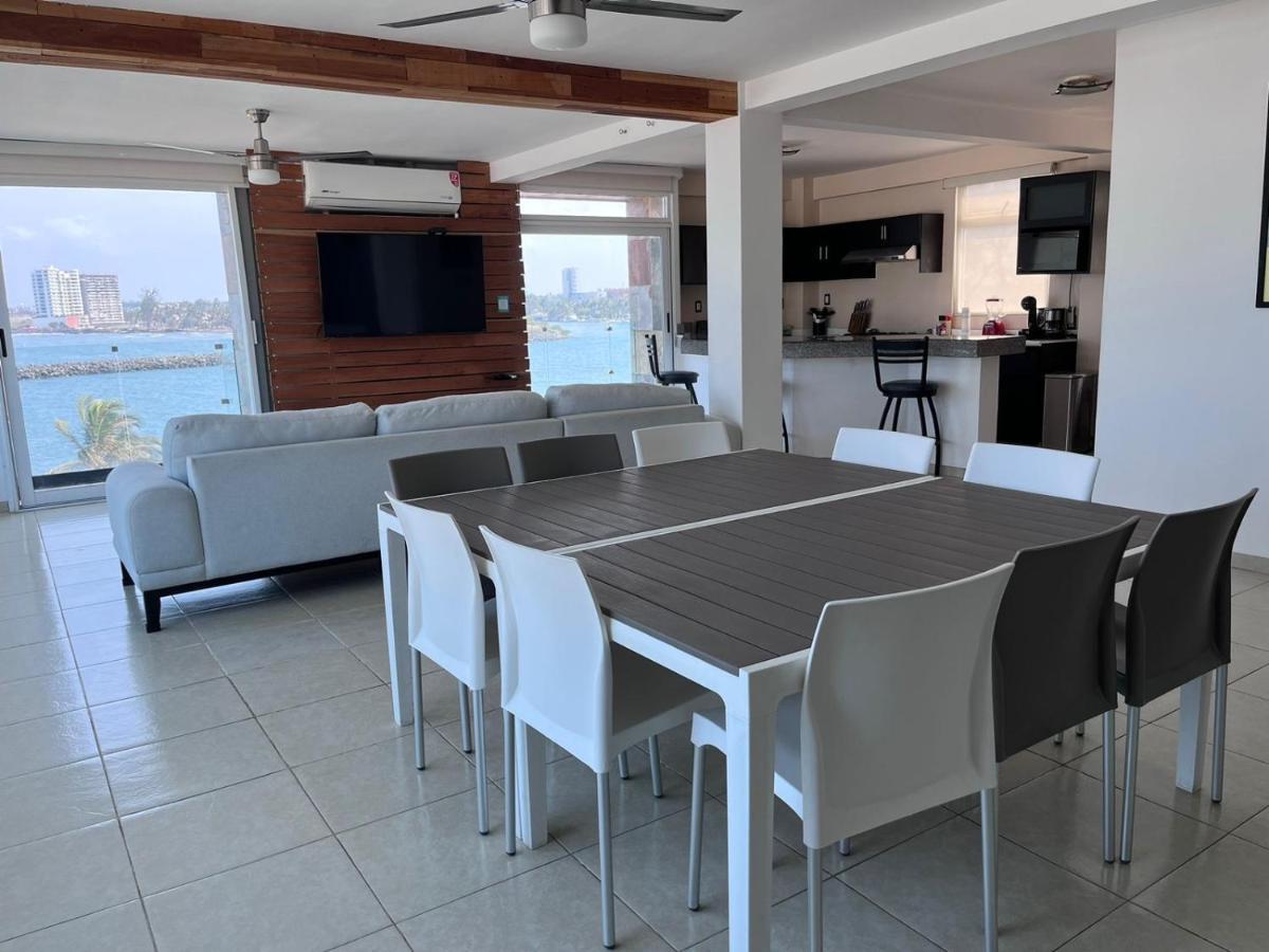 FRENTE PLAYA vista al mar, PISCINA DE USO EXCLUSIVO Boca del Río Exterior foto
