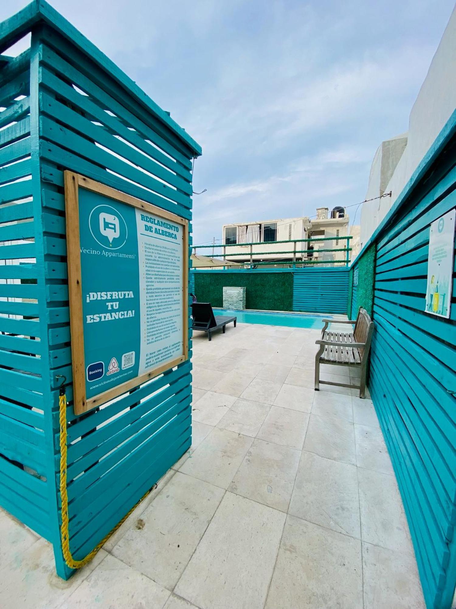 FRENTE PLAYA vista al mar, PISCINA DE USO EXCLUSIVO Boca del Río Exterior foto