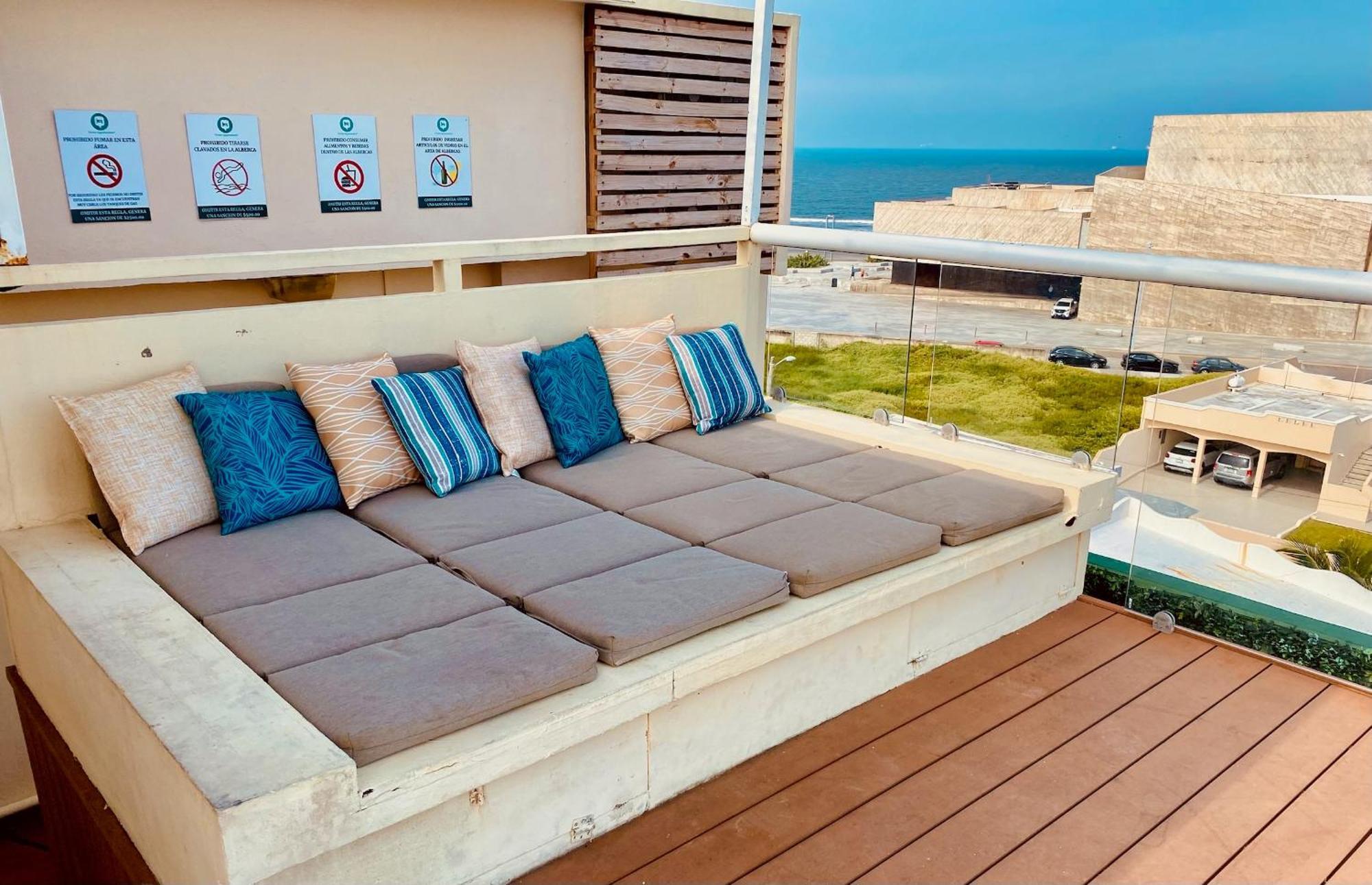FRENTE PLAYA vista al mar, PISCINA DE USO EXCLUSIVO Boca del Río Exterior foto